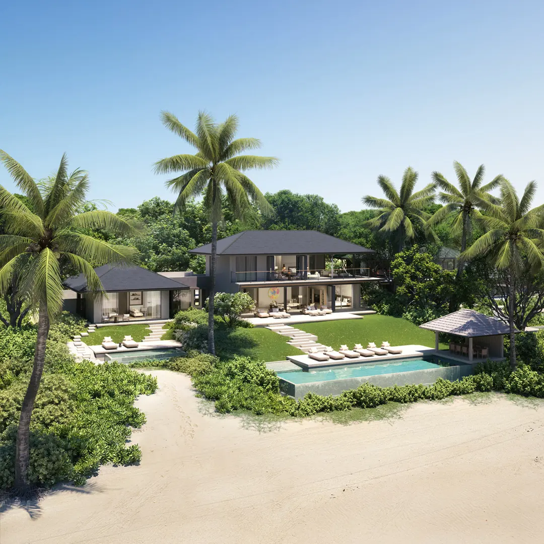 Beach Villa CGI | Mandarin Oriental Bai Nom | Linassi+Co