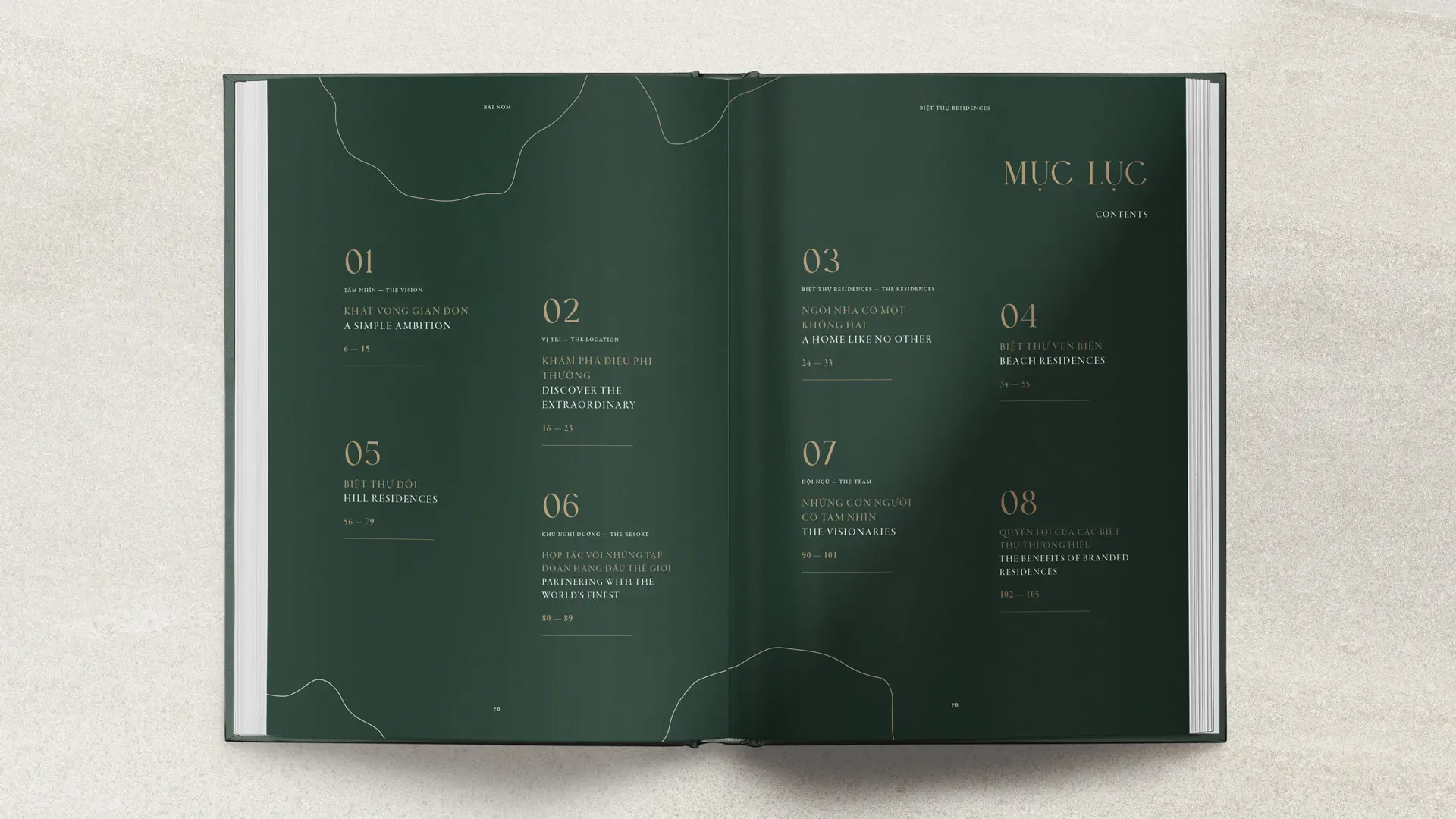 Brochure Pages | Mandarin Oriental Bai Nom | Linassi+Co