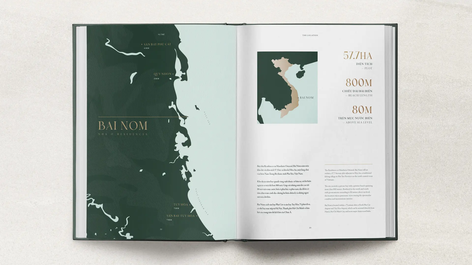 Brochure Pages | Mandarin Oriental Bai Nom | Linassi+Co