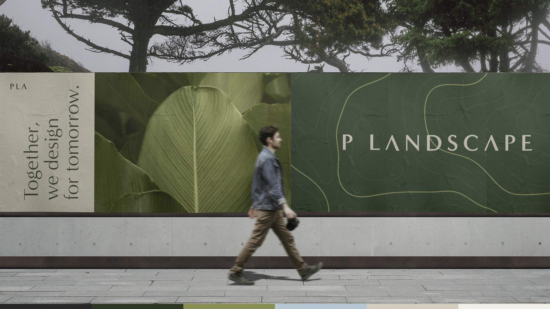 P Landscape hoarding | P Landscape | Linassi+Co