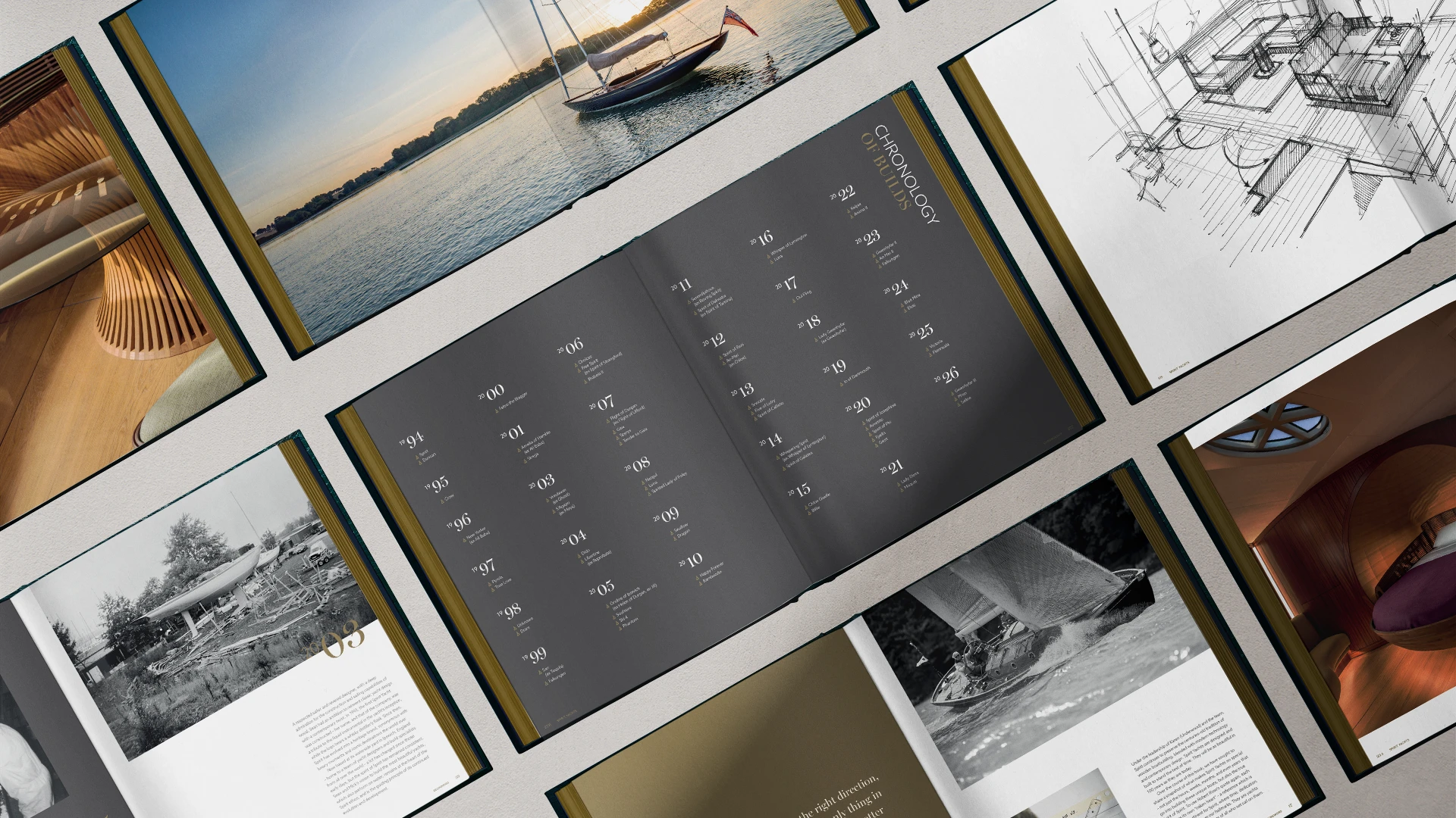 Book spreads | Spirit Yachts | Linassi+Co