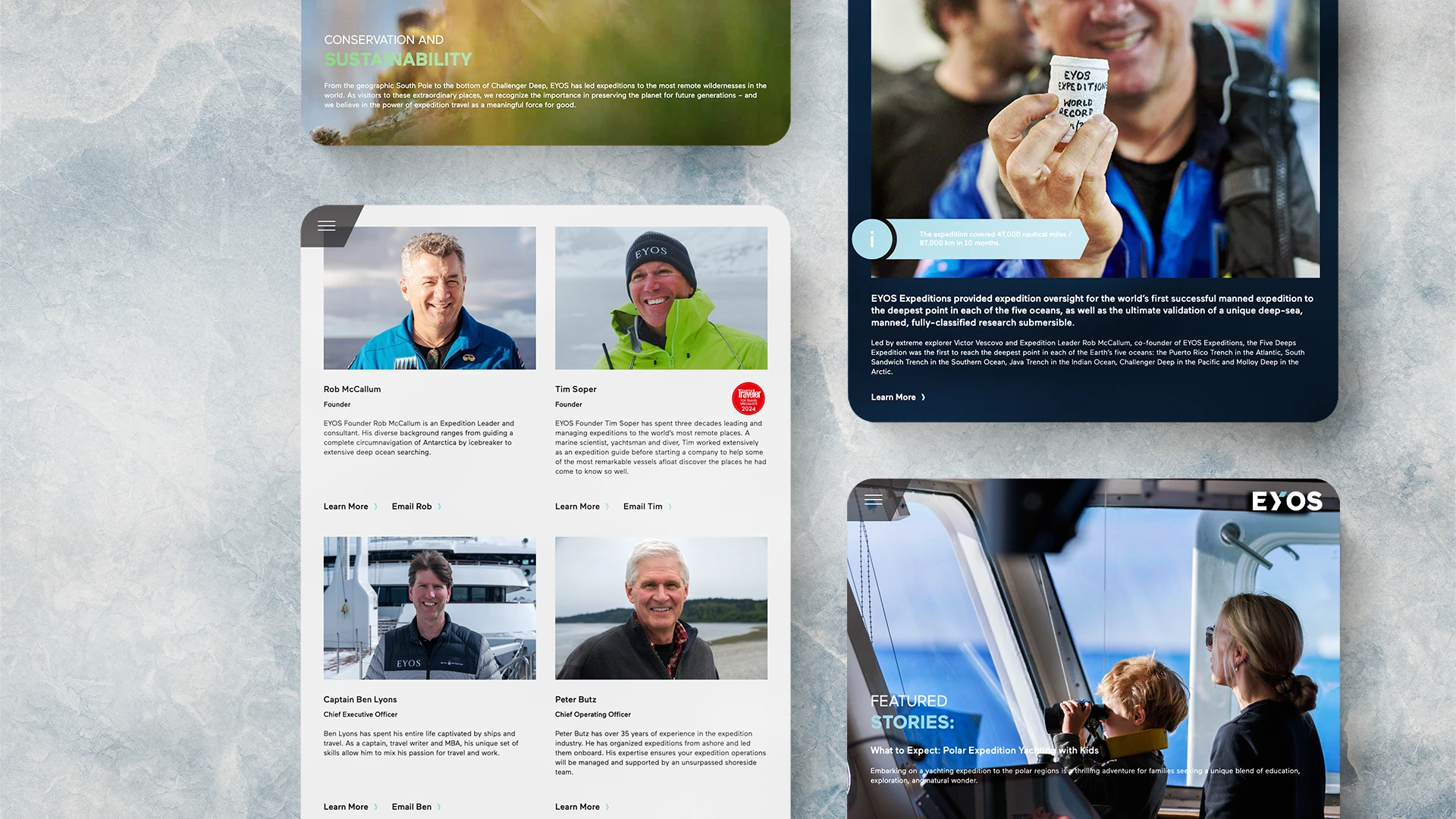 EYOS | Tablet Website | Linassi+Co