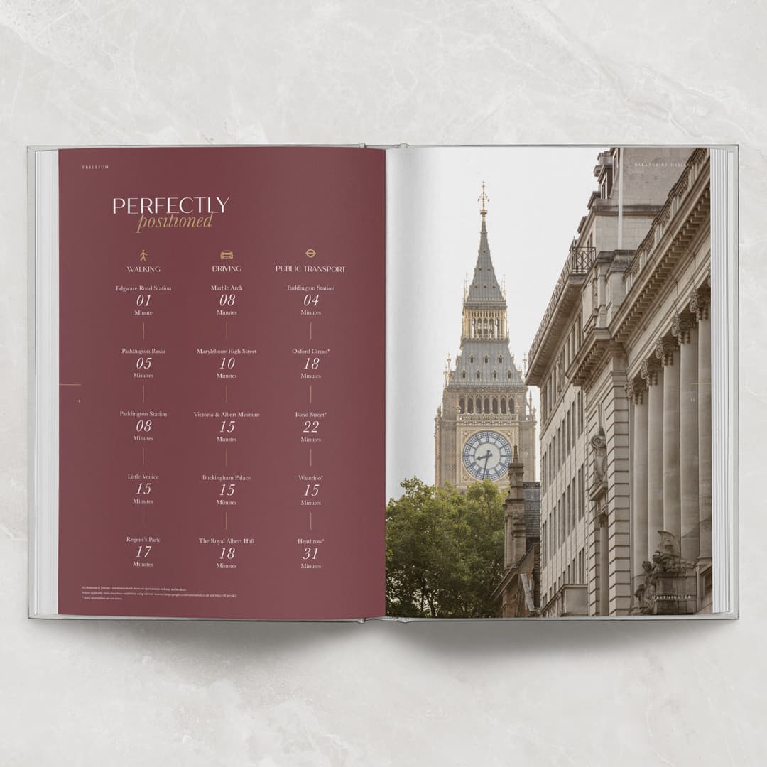 Trillium | Brochure Spread | Linassi+Co