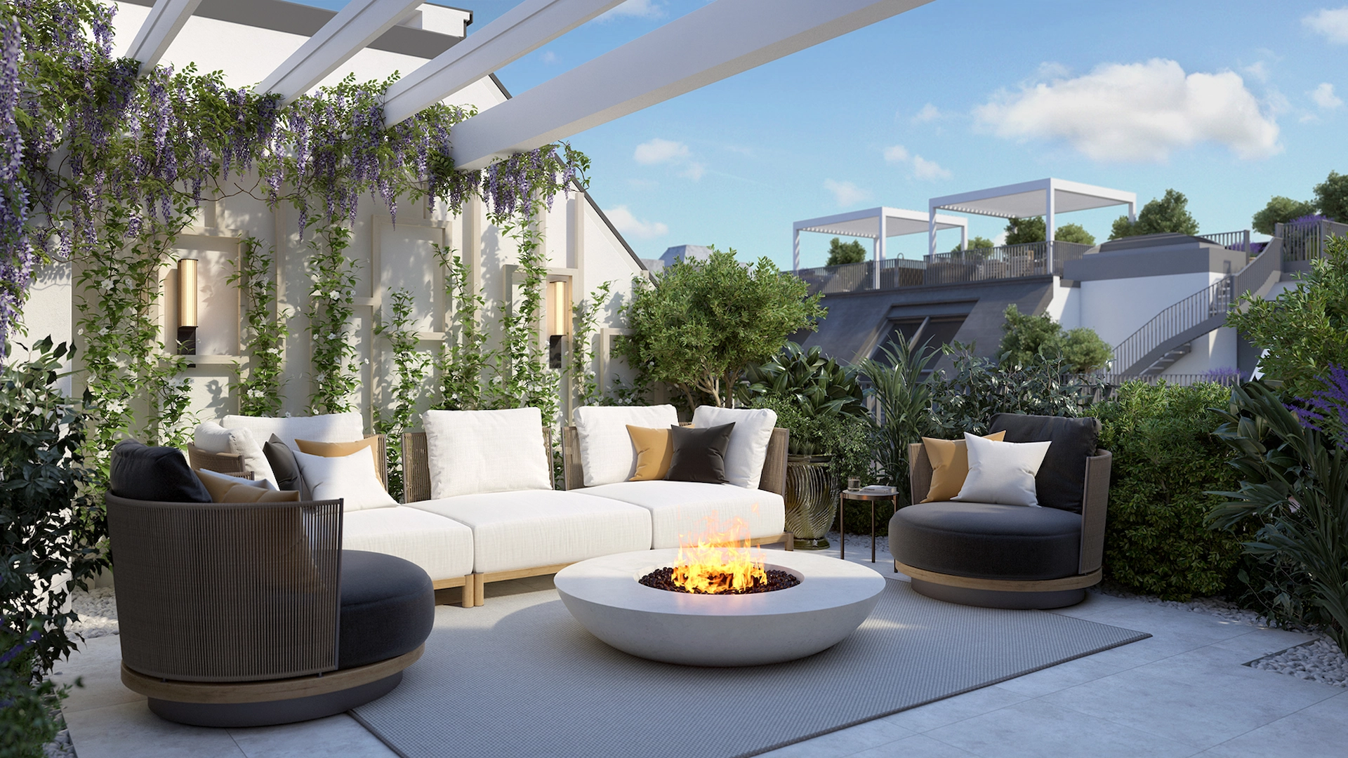 Mandarin Oriental Residences Vienna | Sky Garden CGI | Linassi+Co