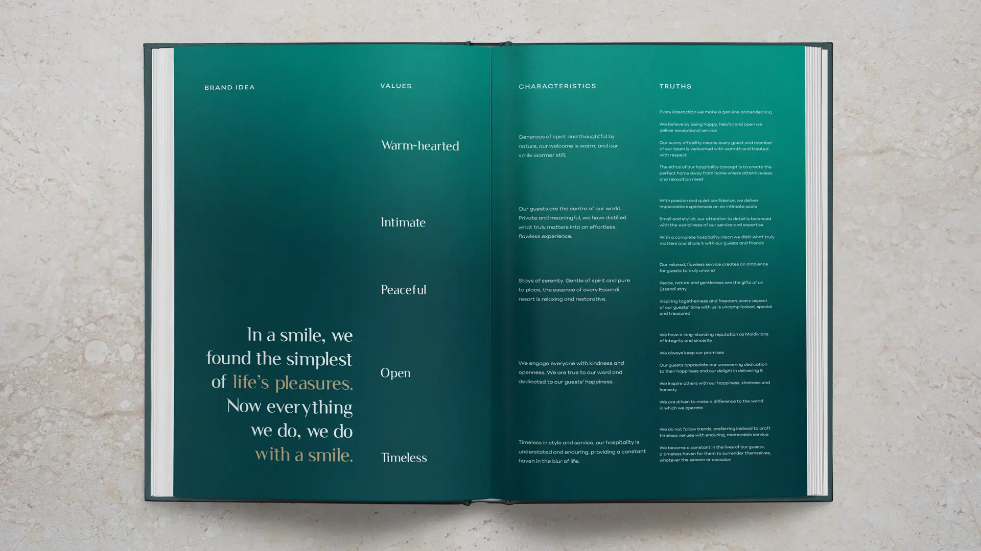 Brand Book Spread | Essendi | Linassi+Co