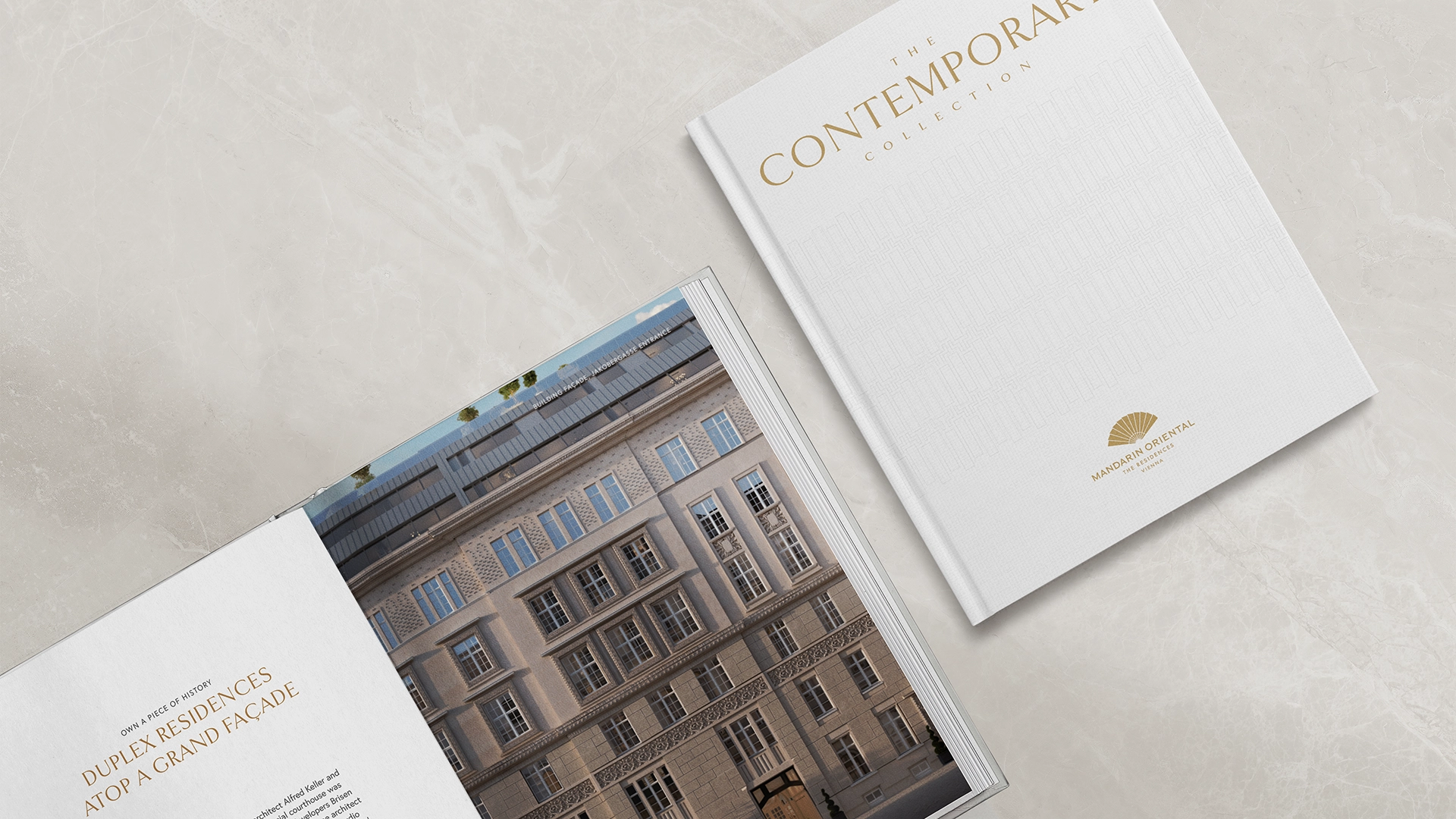 Mandarin Oriental Residences Vienna | Brochure Spread | Linassi+Co