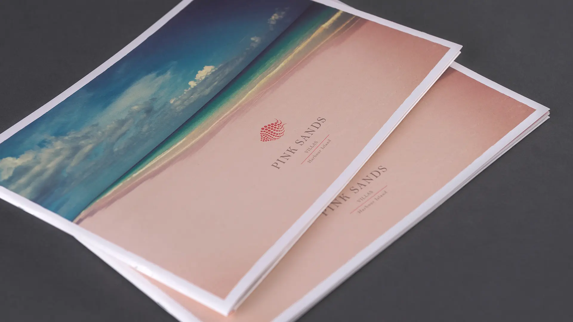 LinassiCo | Pink Sands | Brochure Covers